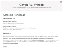 Tablet Screenshot of gavan.ca